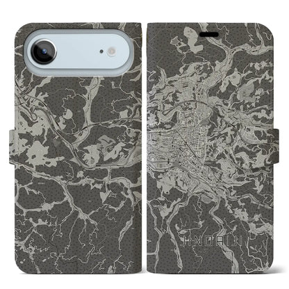 【日田2（大分県）】地図柄iPhoneケース（手帳タイプ）