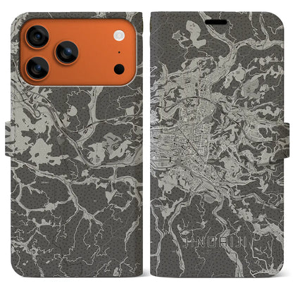 【日田2（大分県）】地図柄iPhoneケース（手帳タイプ）