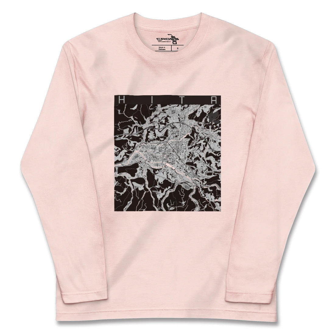 【日田2（大分県）】地図柄ロングスリーブTシャツ