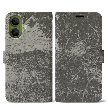 【日田（大分県）】地図柄iPhoneケース（手帳タイプ）