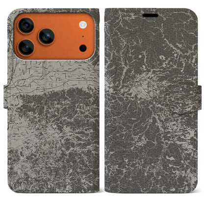 【日田（大分県）】地図柄iPhoneケース（手帳タイプ）