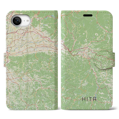 【日田（大分県）】地図柄iPhoneケース（手帳タイプ）