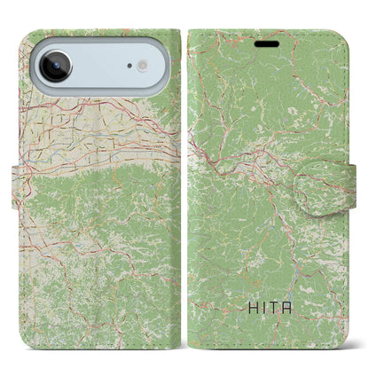 【日田（大分県）】地図柄iPhoneケース（手帳タイプ）