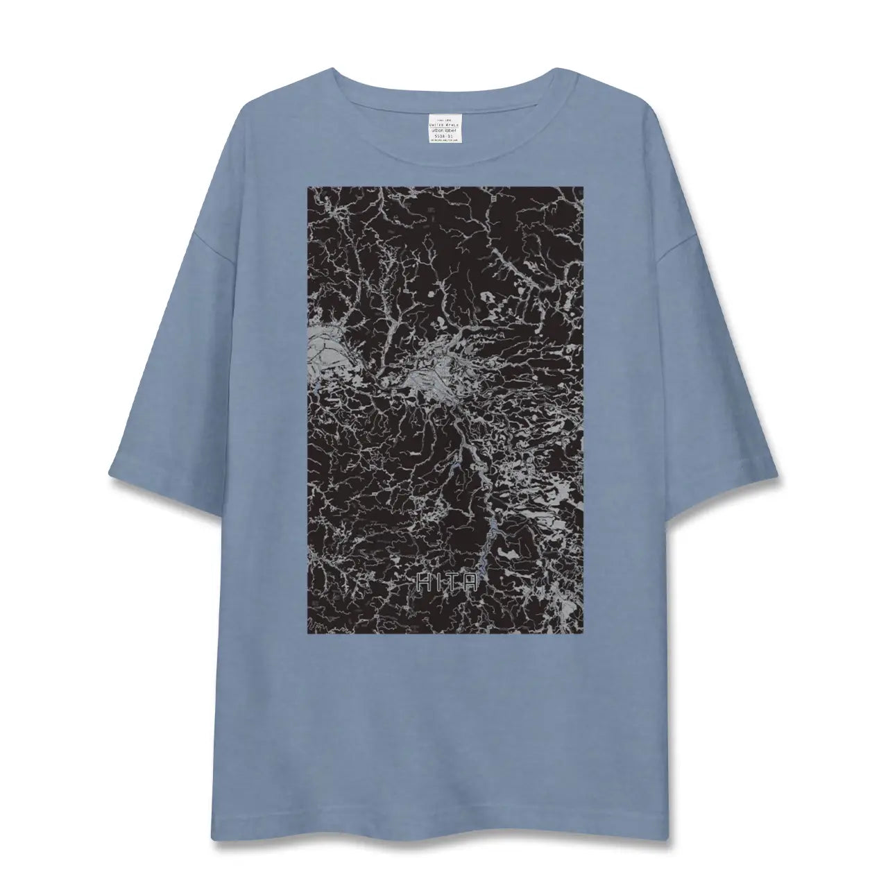 【日田（大分県）】地図柄ビッグシルエットTシャツ