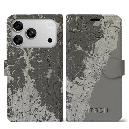 【日立（茨城県）】地図柄iPhoneケース（手帳タイプ）