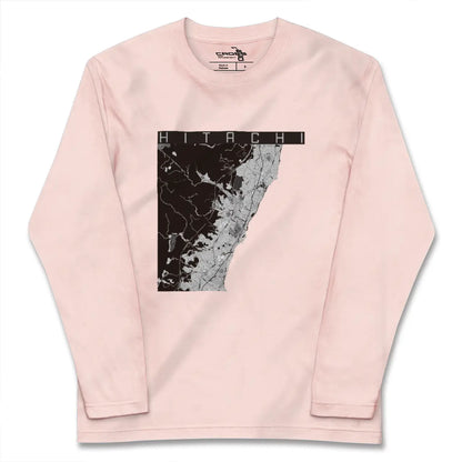 【日立（茨城県）】地図柄ロングスリーブTシャツ