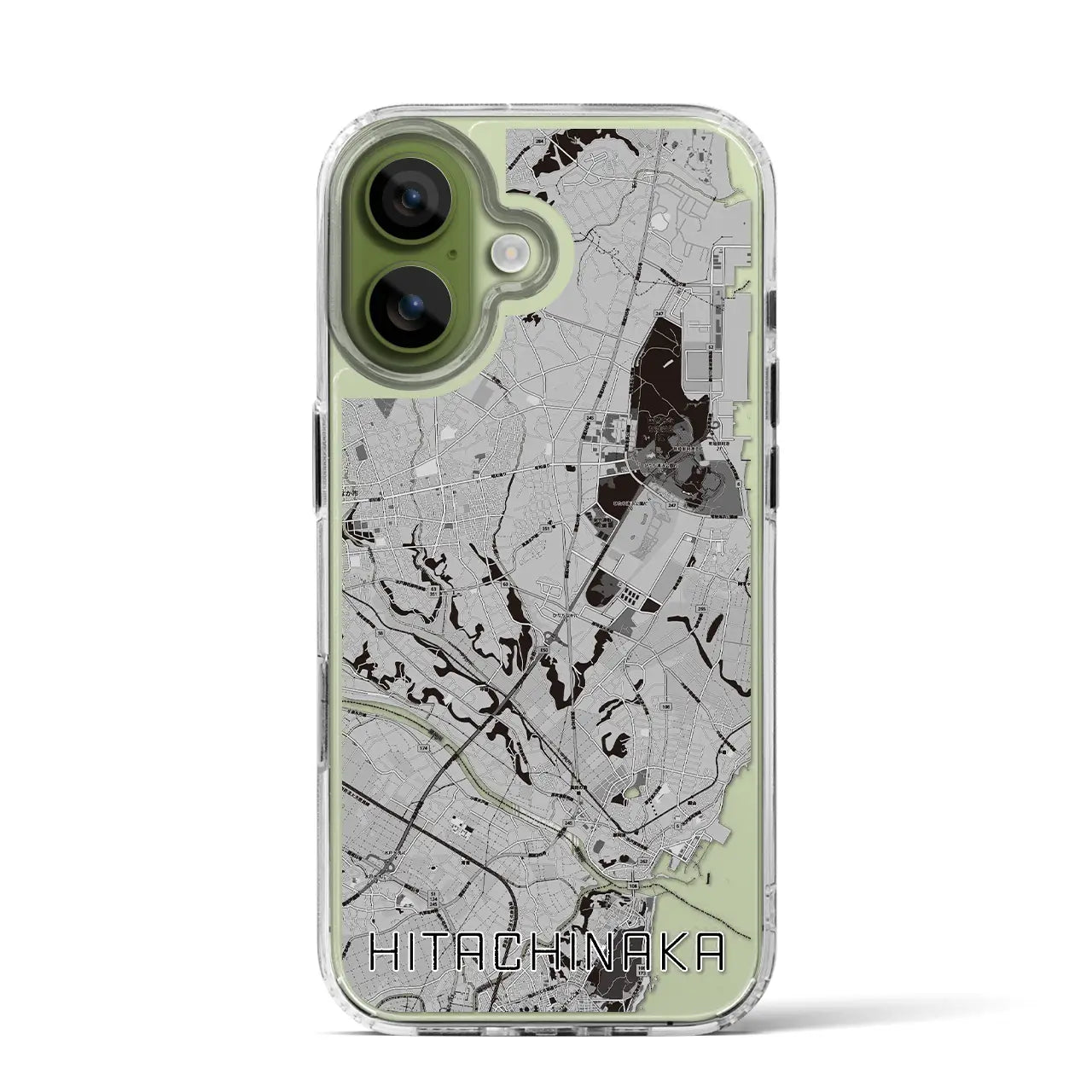 【ひたちなか（茨城県）】地図柄iPhoneケース（MagSafeタイプ）