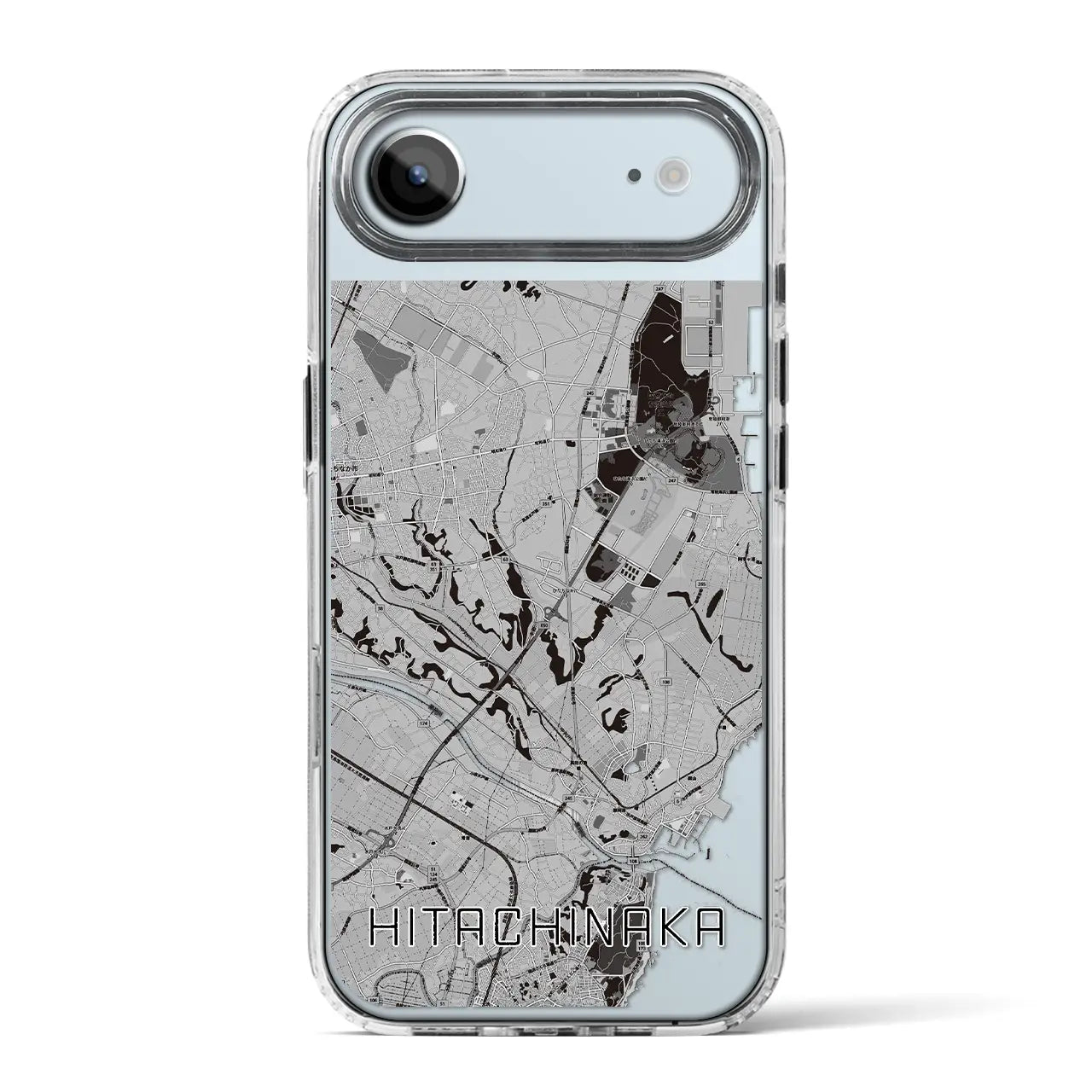 【ひたちなか（茨城県）】地図柄iPhoneケース（MagSafeタイプ）