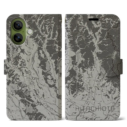 【常陸太田（茨城県）】地図柄iPhoneケース（手帳タイプ）