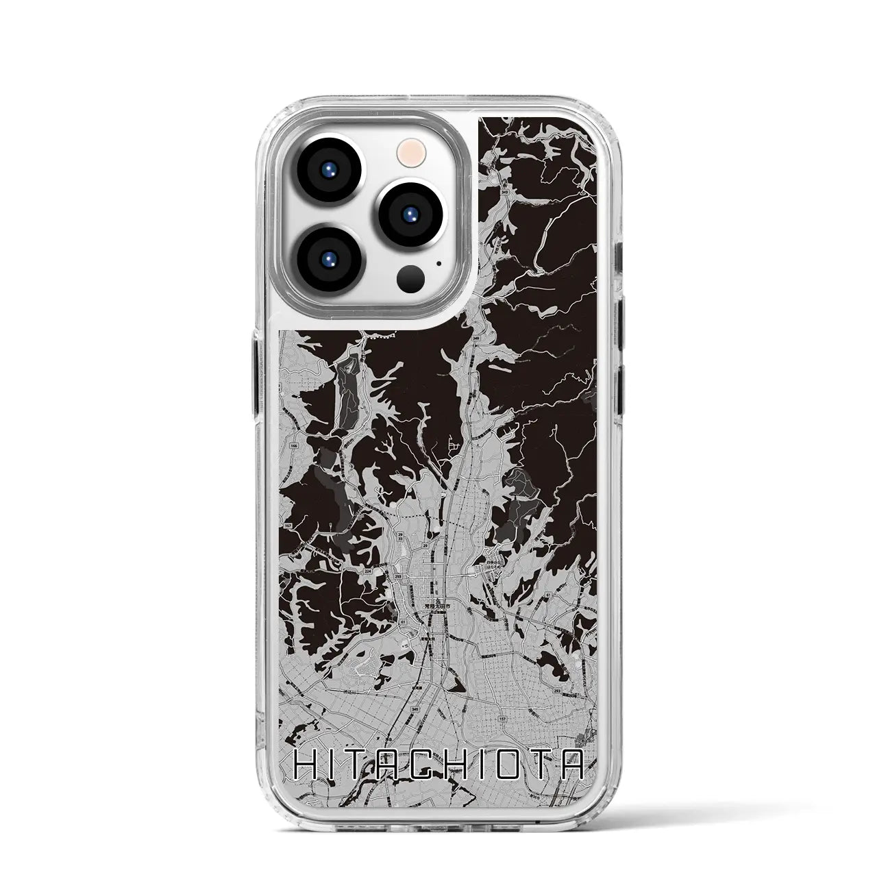 【常陸太田（茨城県）】地図柄iPhoneケース（MagSafeタイプ）