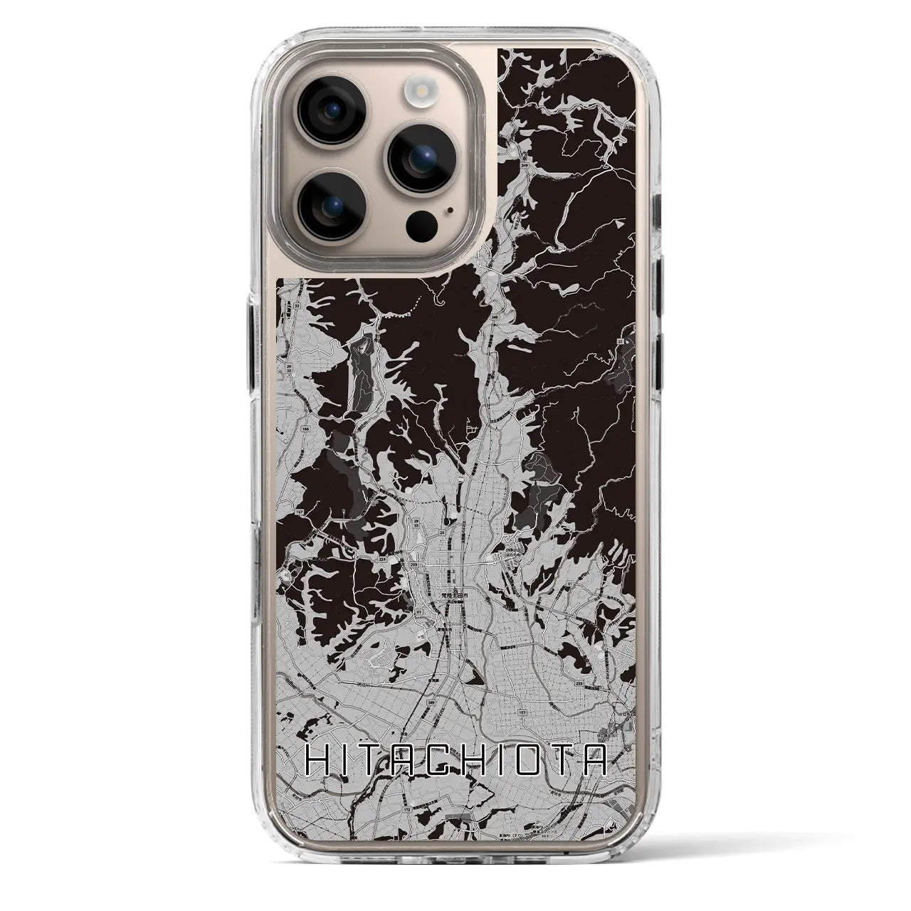 【常陸太田（茨城県）】地図柄iPhoneケース（MagSafeタイプ）