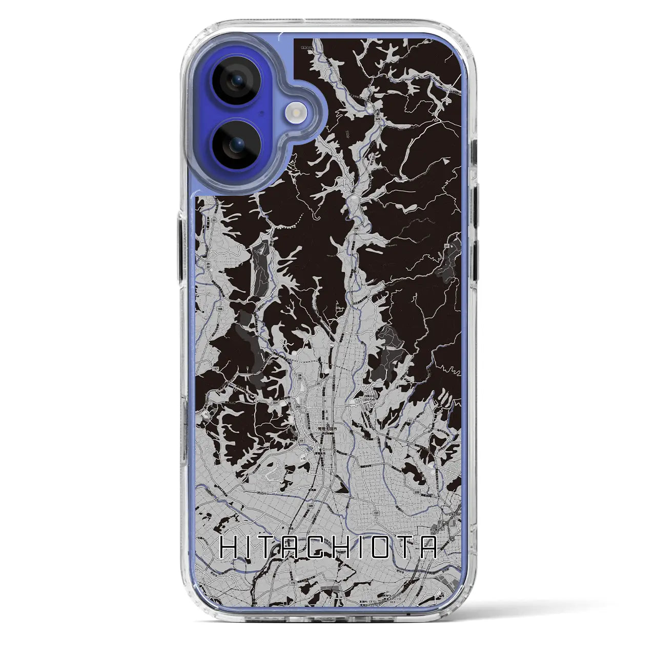 【常陸太田（茨城県）】地図柄iPhoneケース（MagSafeタイプ）