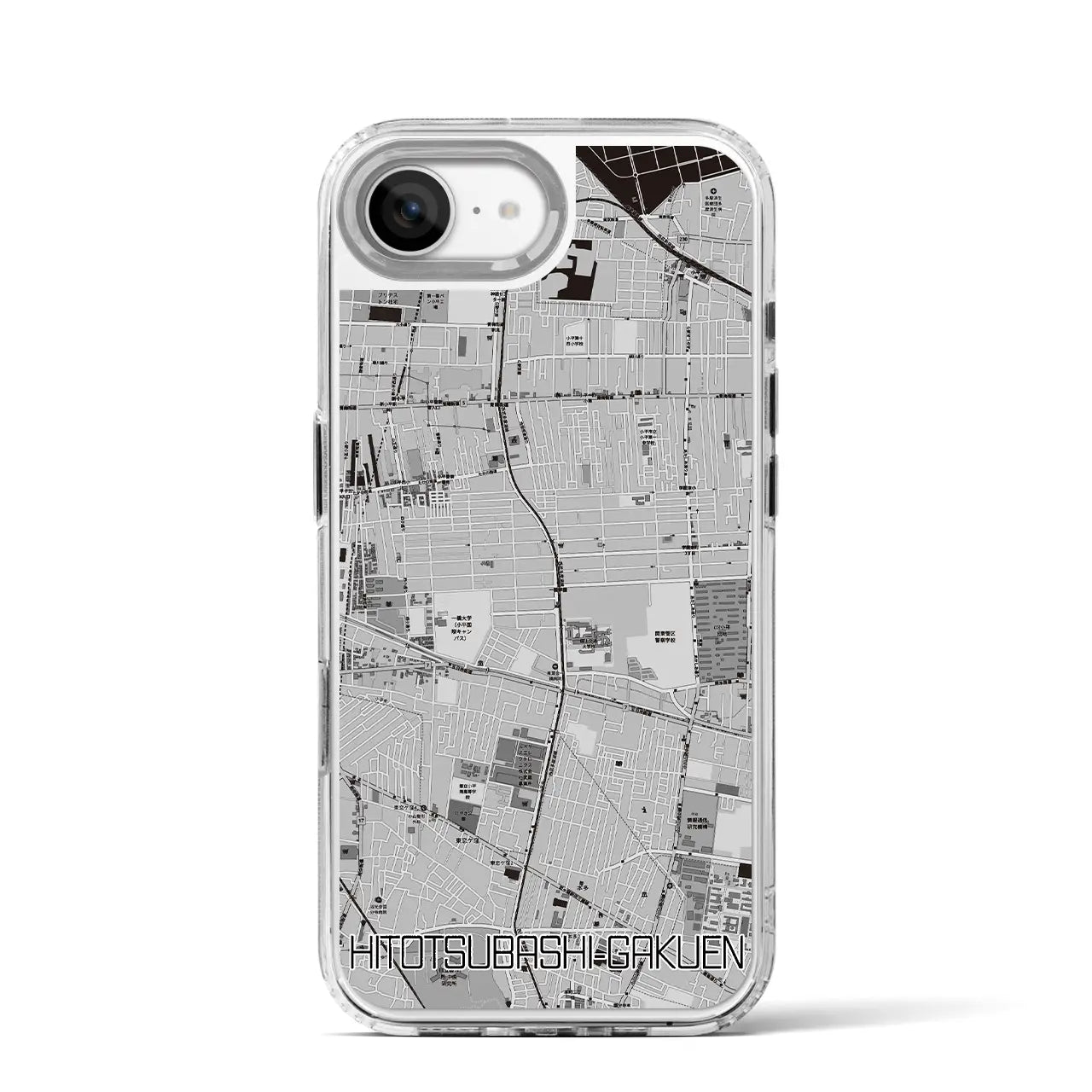 【一橋学園（東京都）】地図柄iPhoneケース（MagSafeタイプ）
