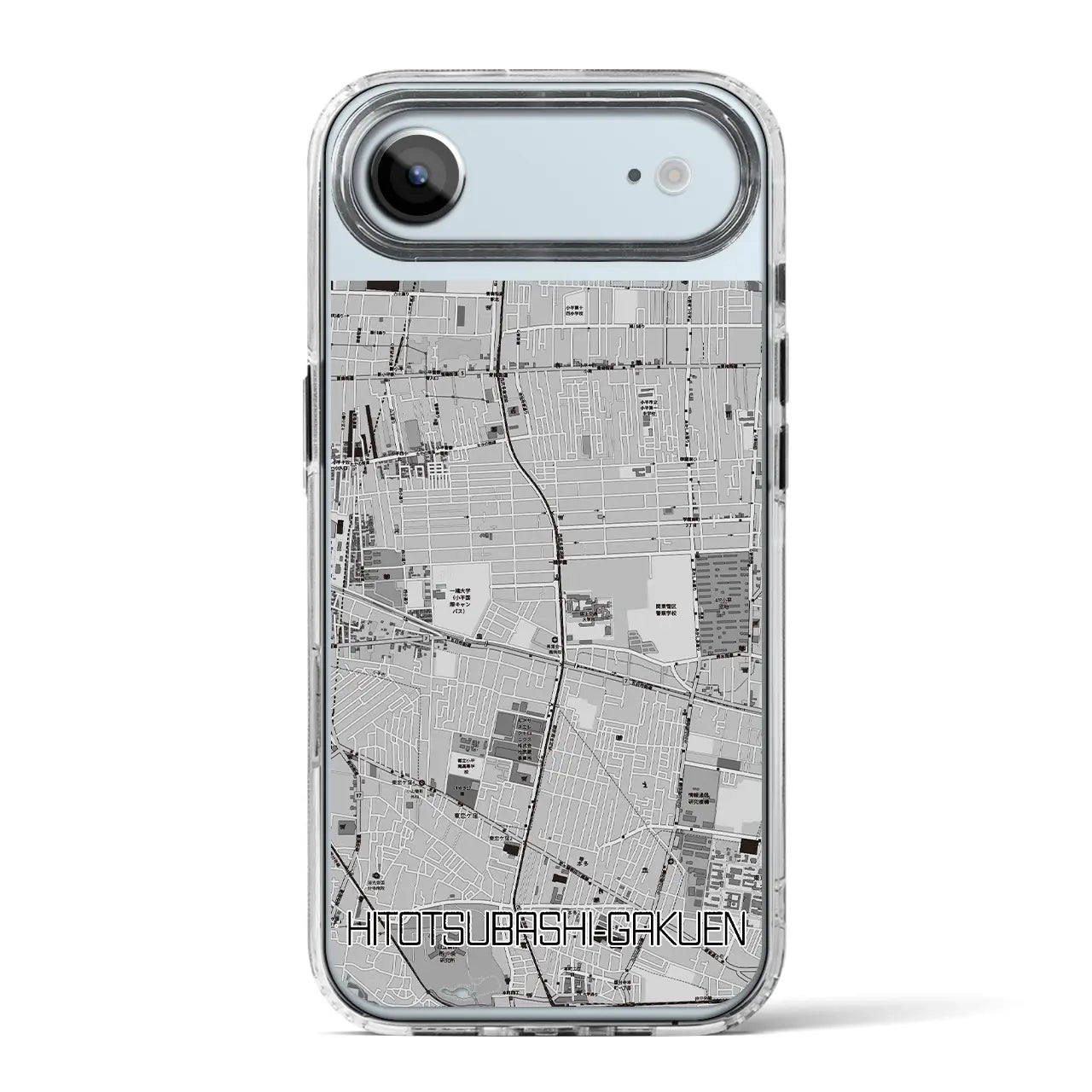 【一橋学園（東京都）】地図柄iPhoneケース（MagSafeタイプ）