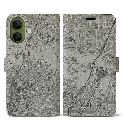 【日吉（神奈川県）】地図柄iPhoneケース（手帳タイプ）