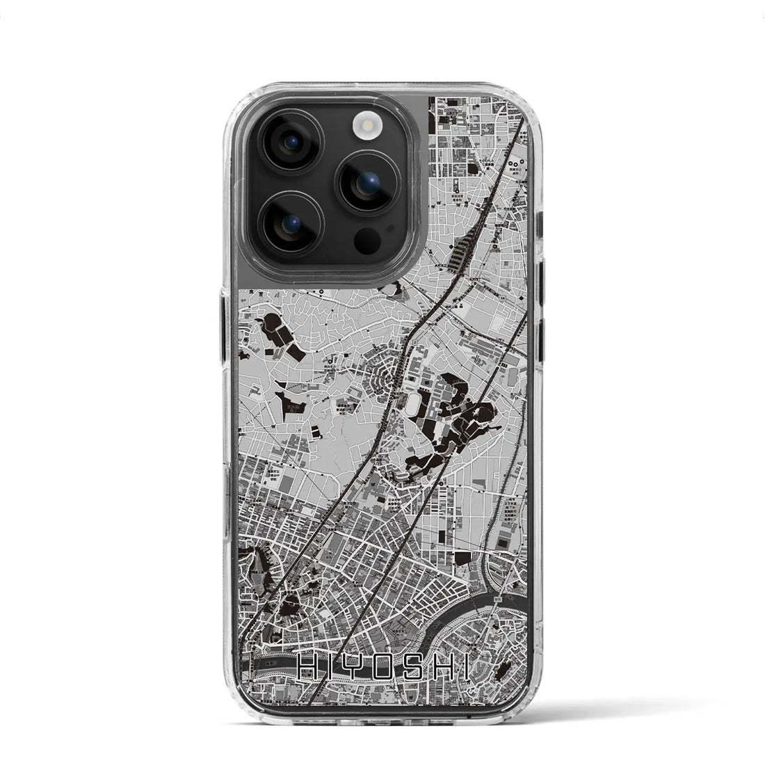 【日吉（神奈川県）】地図柄iPhoneケース（MagSafeタイプ）