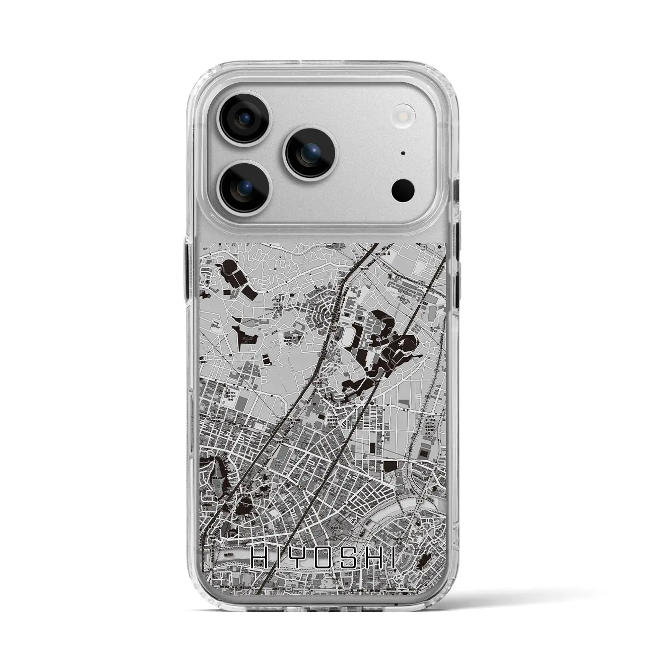 【日吉（神奈川県）】地図柄iPhoneケース（MagSafeタイプ）