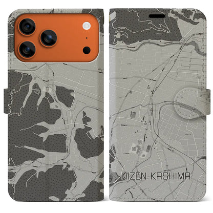 【肥前鹿島（佐賀県）】地図柄iPhoneケース（手帳タイプ）