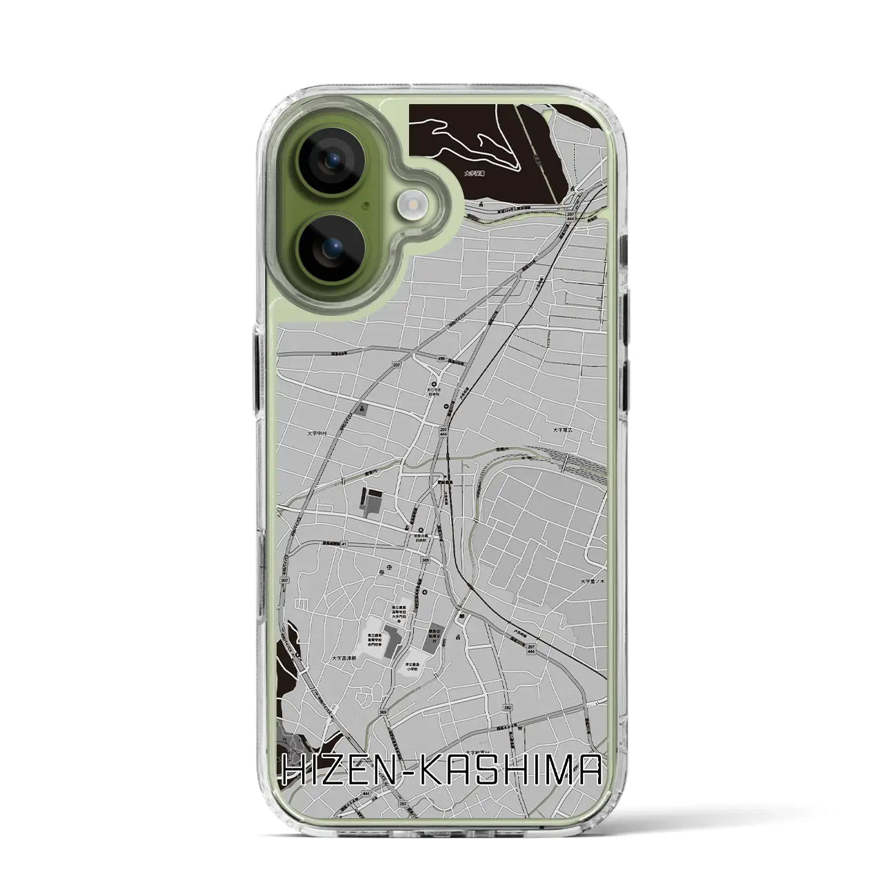 【肥前鹿島（佐賀県）】地図柄iPhoneケース（MagSafeタイプ）