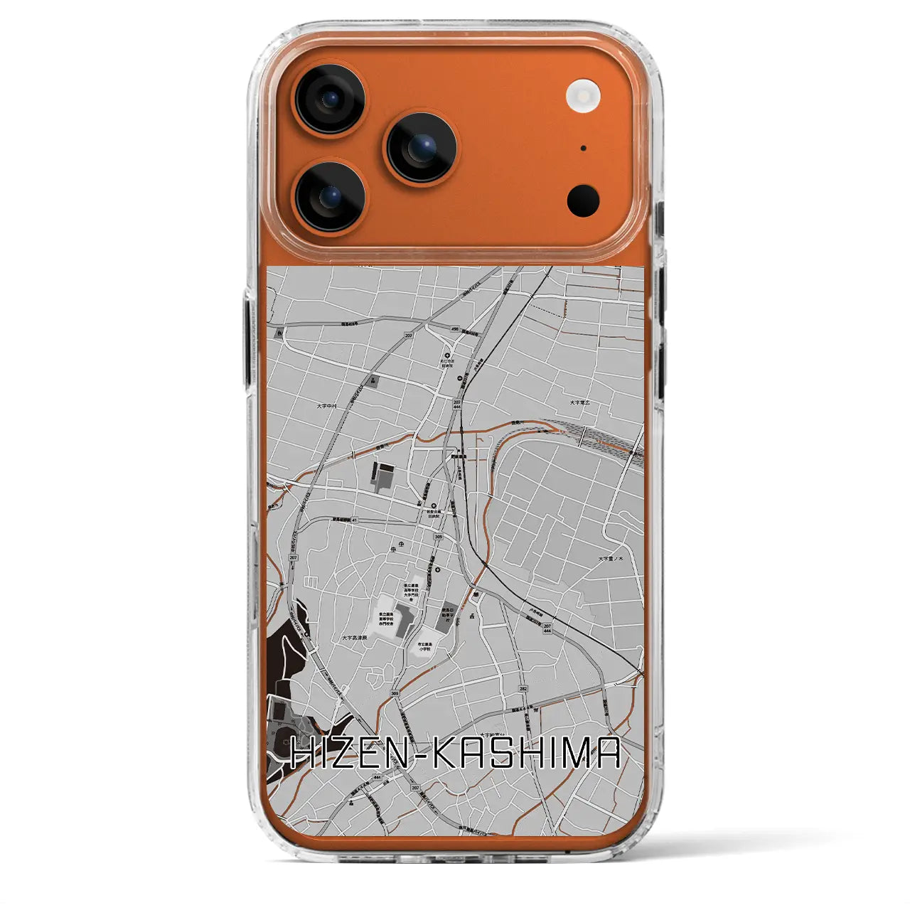 【肥前鹿島（佐賀県）】地図柄iPhoneケース（MagSafeタイプ）