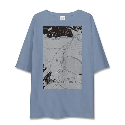 【肥前鹿島（佐賀県）】地図柄ビッグシルエットTシャツ