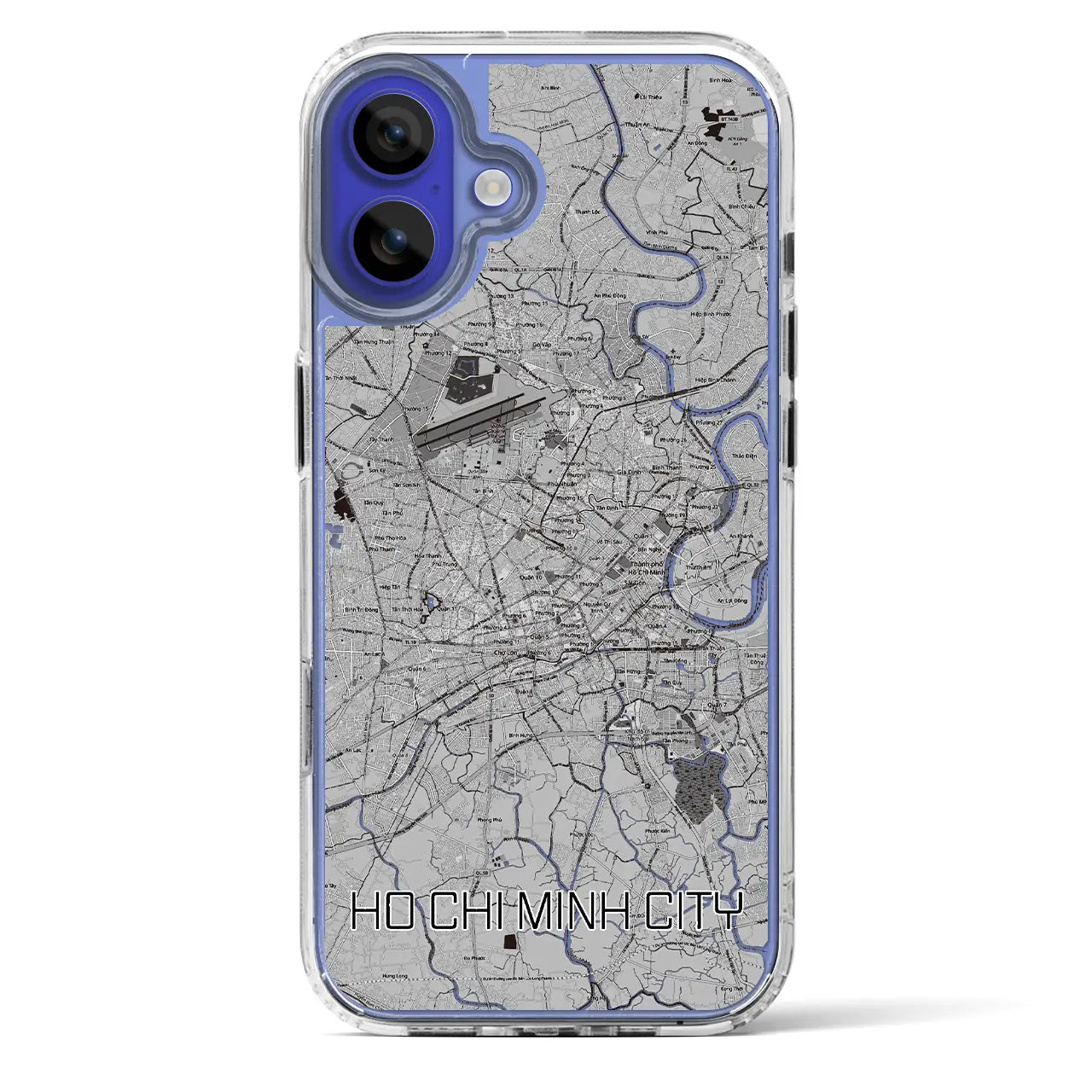 【ホーチミン（ベトナム）】地図柄iPhoneケース（MagSafeタイプ）