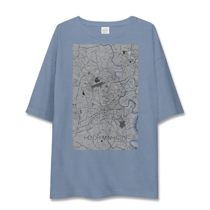 【ホーチミン（ベトナム）】地図柄ビッグシルエットTシャツ