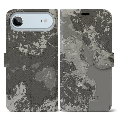 【ホバート（オーストラリア）】地図柄iPhoneケース（手帳タイプ）