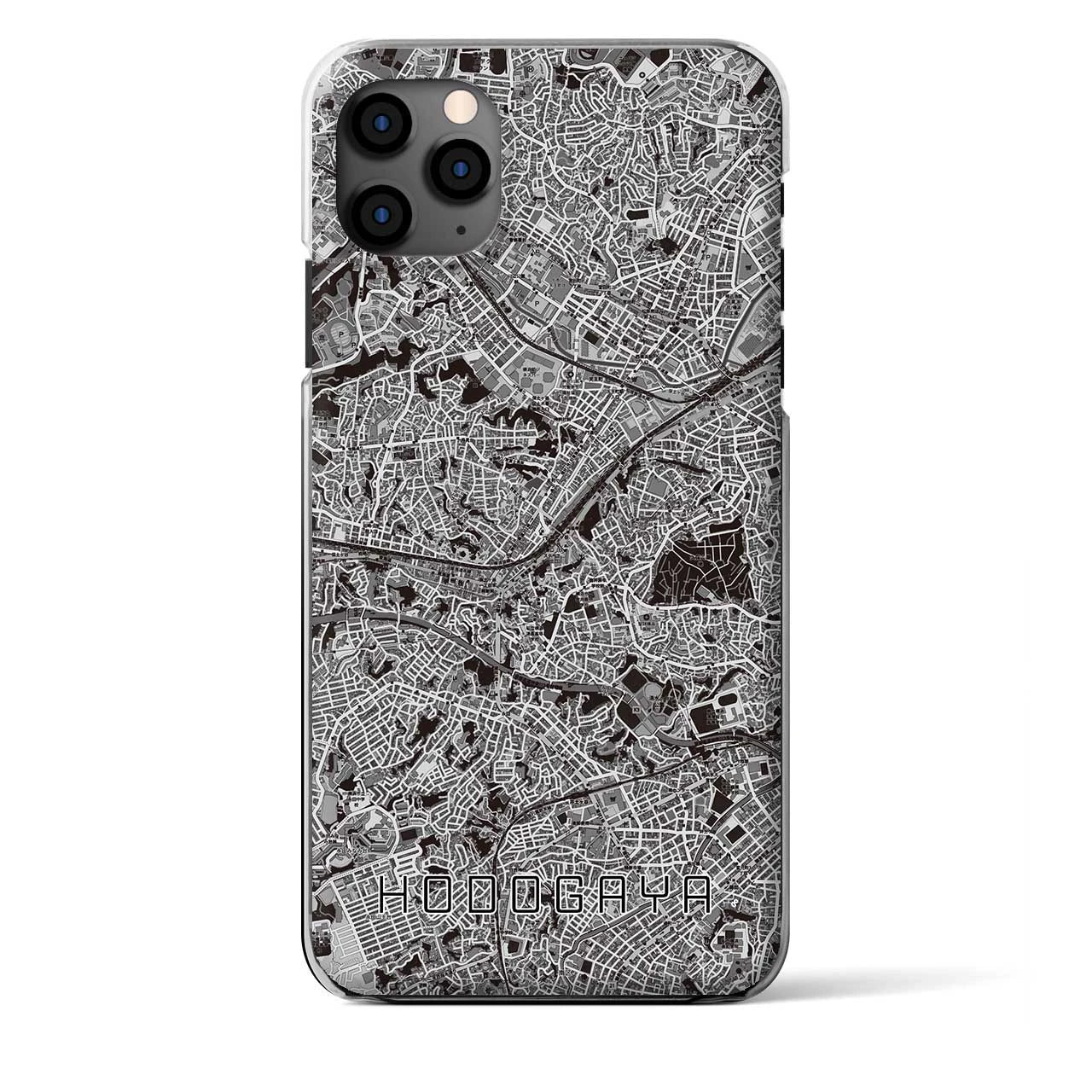 【保土ケ谷（神奈川県）】地図柄iPhoneケース（クリアタイプ）