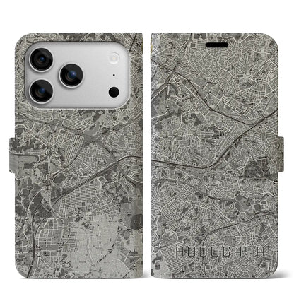 【保土ケ谷（神奈川県）】地図柄iPhoneケース（手帳タイプ）