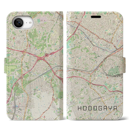 【保土ケ谷（神奈川県）】地図柄iPhoneケース（手帳タイプ）