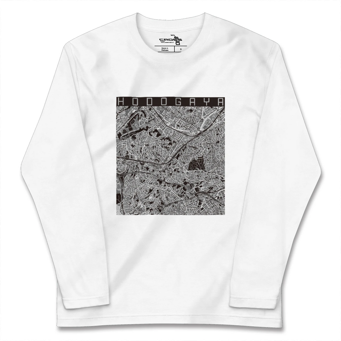 【保土ケ谷(神奈川県)】地図柄ロングスリーブTシャツ