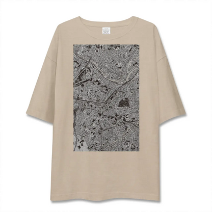 【保土ケ谷（神奈川県）】地図柄ビッグシルエットTシャツ
