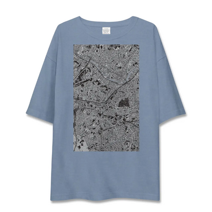 【保土ケ谷（神奈川県）】地図柄ビッグシルエットTシャツ