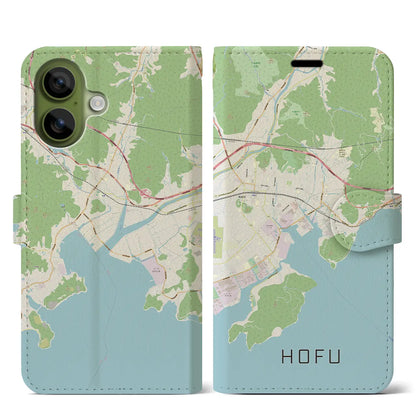 【防府（山口県）】地図柄iPhoneケース（手帳タイプ）
