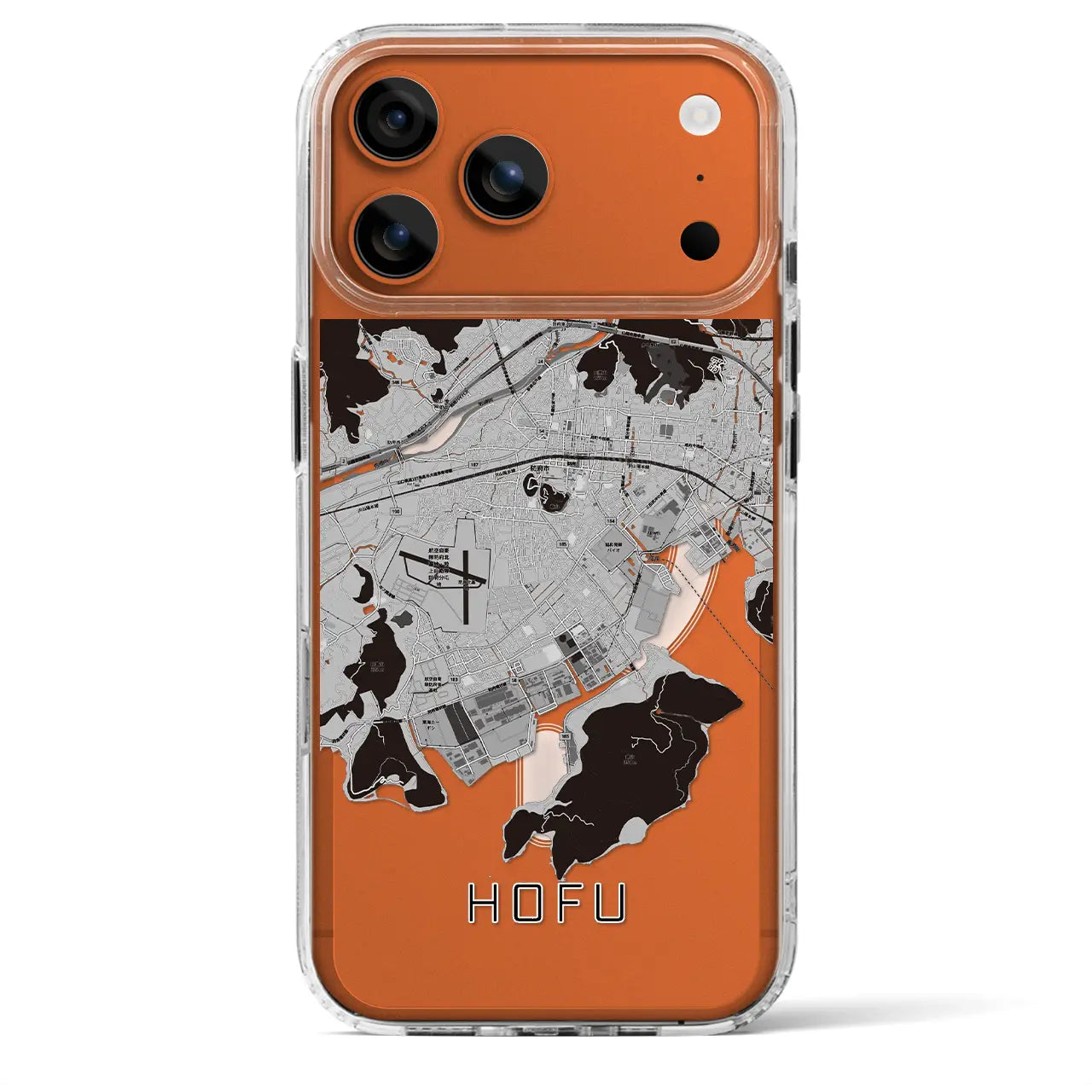 【防府（山口県）】地図柄iPhoneケース（MagSafeタイプ）