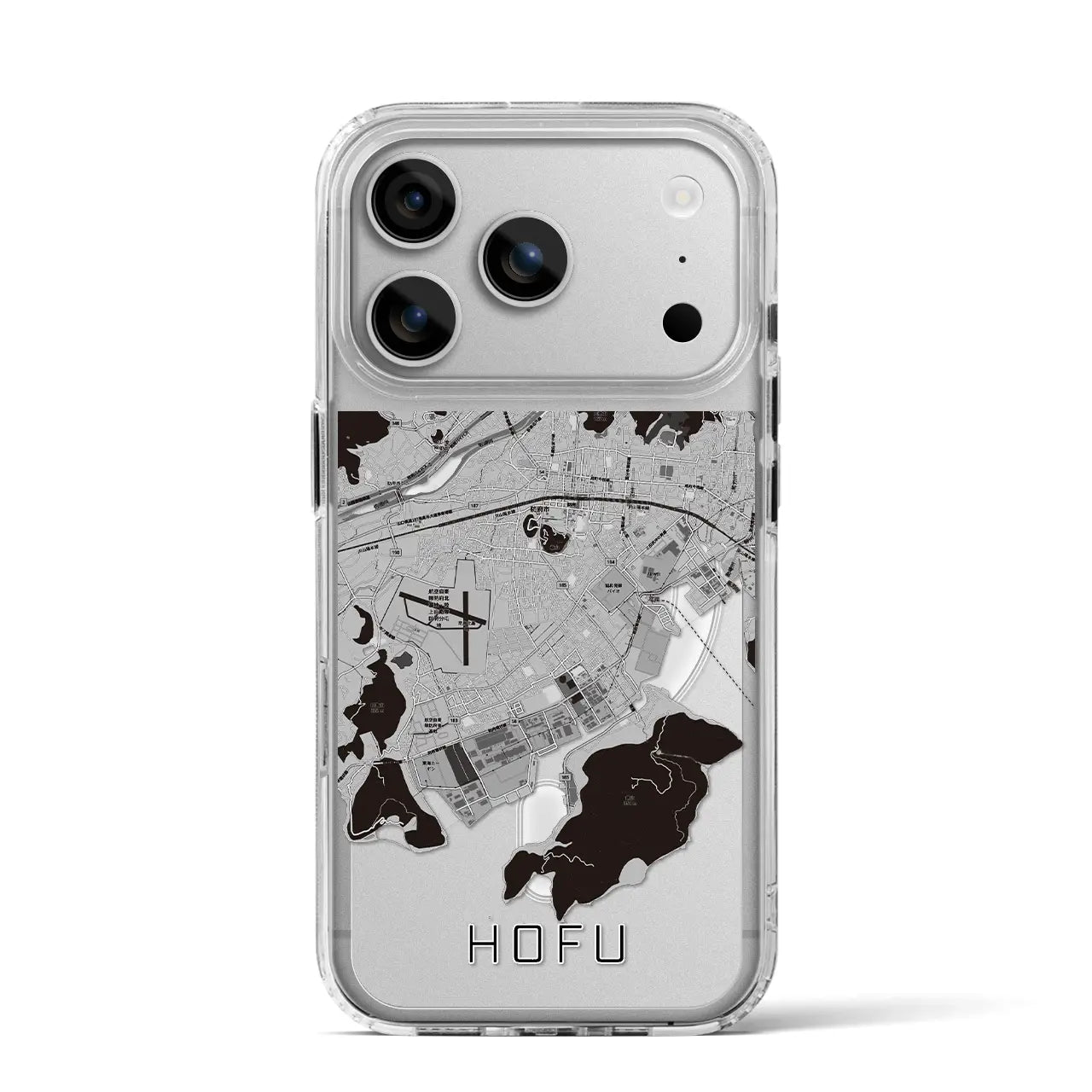 【防府（山口県）】地図柄iPhoneケース（MagSafeタイプ）