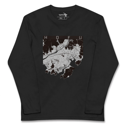 【防府（山口県）】地図柄ロングスリーブTシャツ
