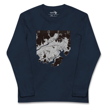 【防府（山口県）】地図柄ロングスリーブTシャツ