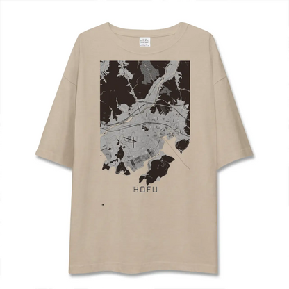 【防府（山口県）】地図柄ビッグシルエットTシャツ