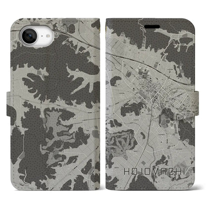 【北条町（兵庫県）】地図柄iPhoneケース（手帳タイプ）