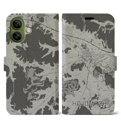 【北条町（兵庫県）】地図柄iPhoneケース（手帳タイプ）