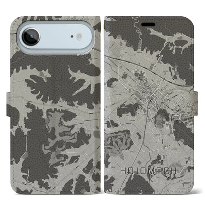 【北条町（兵庫県）】地図柄iPhoneケース（手帳タイプ）