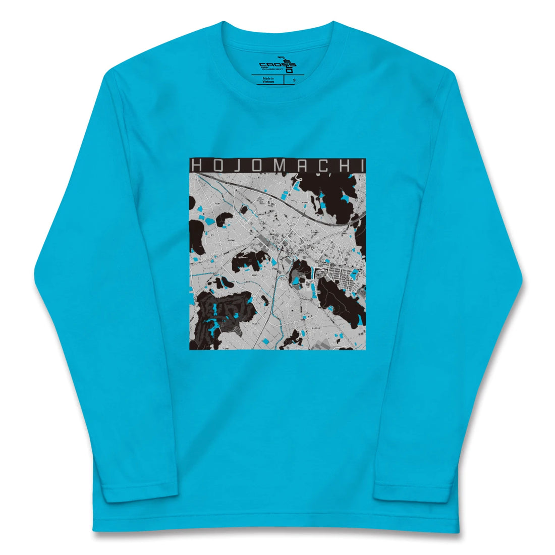 【北条町(兵庫県)】地図柄ロングスリーブTシャツ