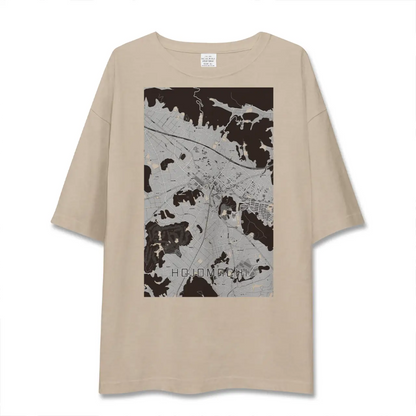 【北条町（兵庫県）】地図柄ビッグシルエットTシャツ