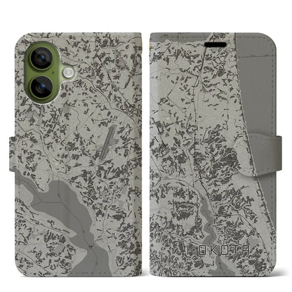 【鉾田（茨城県）】地図柄iPhoneケース（手帳タイプ）