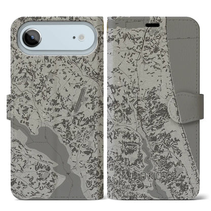 【鉾田（茨城県）】地図柄iPhoneケース（手帳タイプ）