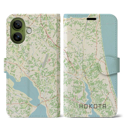 【鉾田（茨城県）】地図柄iPhoneケース（手帳タイプ）