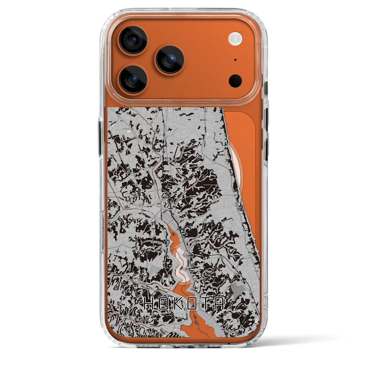 【鉾田（茨城県）】地図柄iPhoneケース（MagSafeタイプ）