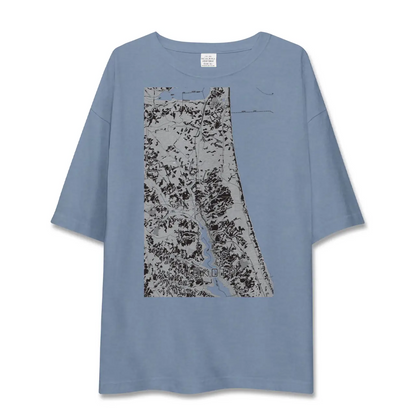【鉾田（茨城県）】地図柄ビッグシルエットTシャツ